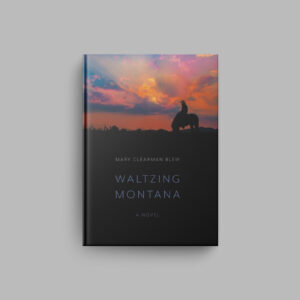 Book review mockup cover of Waltzing Montana