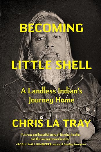 Book cover art for Becoming Little Shell by Chris La Tray