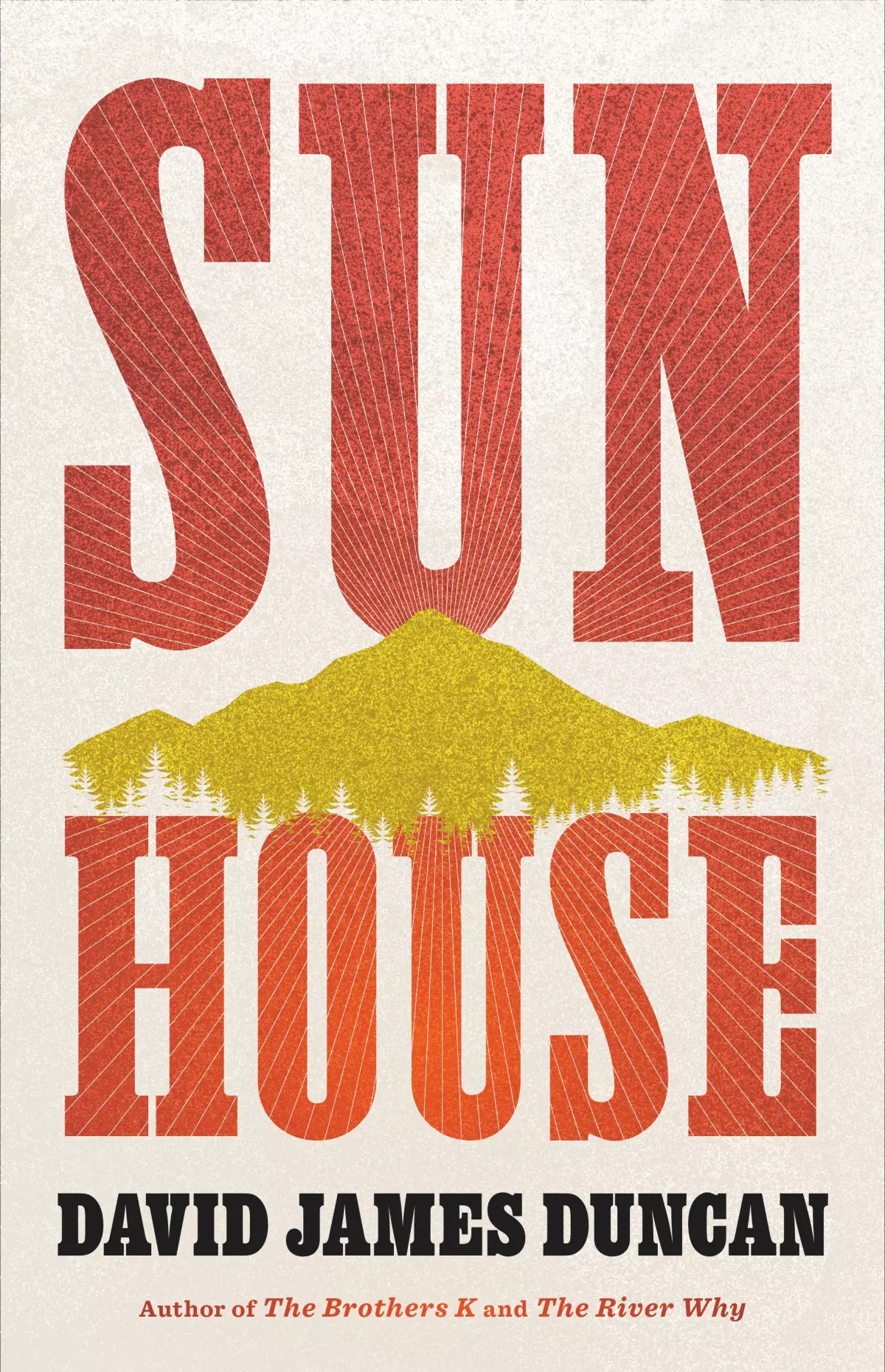 Book Cover artwork of David James Duncan's "Sun House"